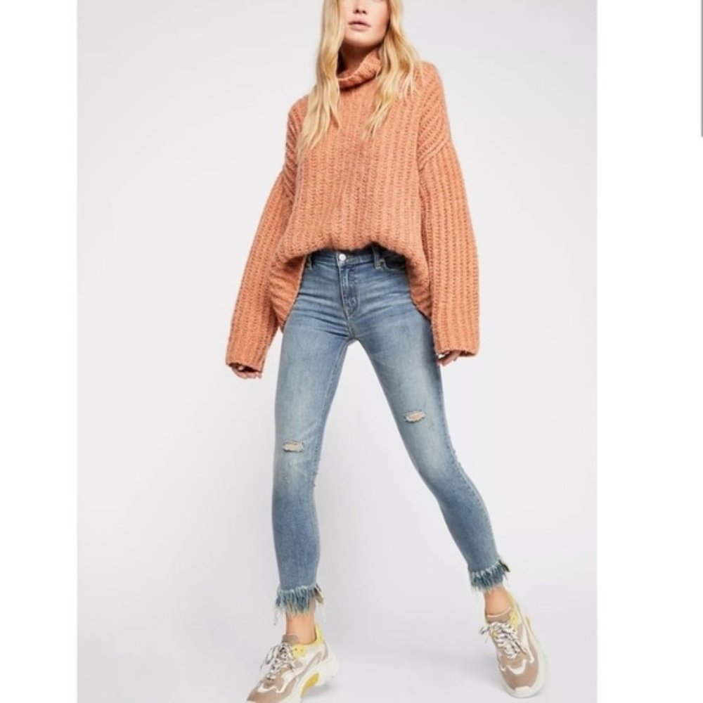 Free People Fringe Jeans